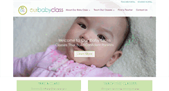 Desktop Screenshot of ourbabyclass.com